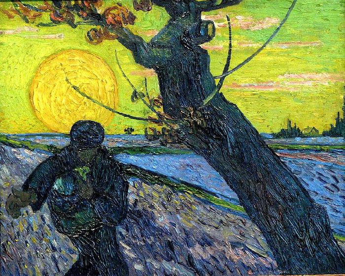 Vincent Van Gogh The sower oil painting picture